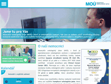 Tablet Screenshot of mou.cz
